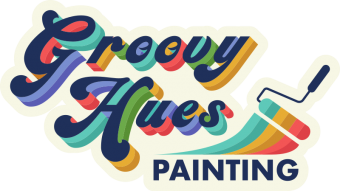 Groovy Hues Painting of Conroe Logo